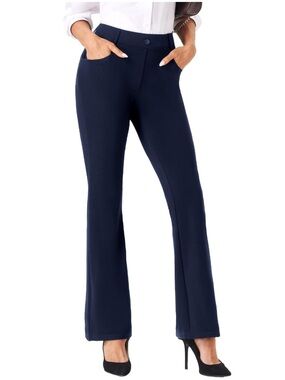 VIEHUNT Classic Navy Bootcut Trouser Pants XL